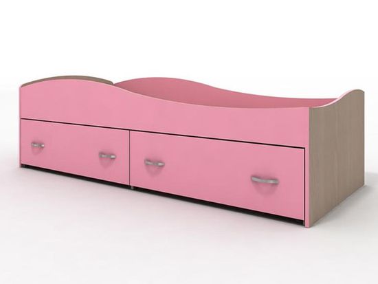 Кровать детская розовая